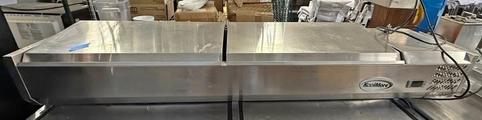 KoolMore Drop-In Refrigerated Cold Pan – Model SCDC-8P-SSC — Used commercial restaurant equipment for sale