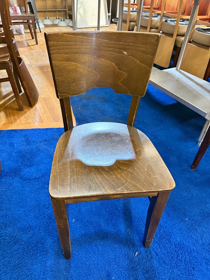 Commercial Walnut Dining Chairs – Excellent Used Condition – $65 Each — Used commercial restaurant equipment for sale